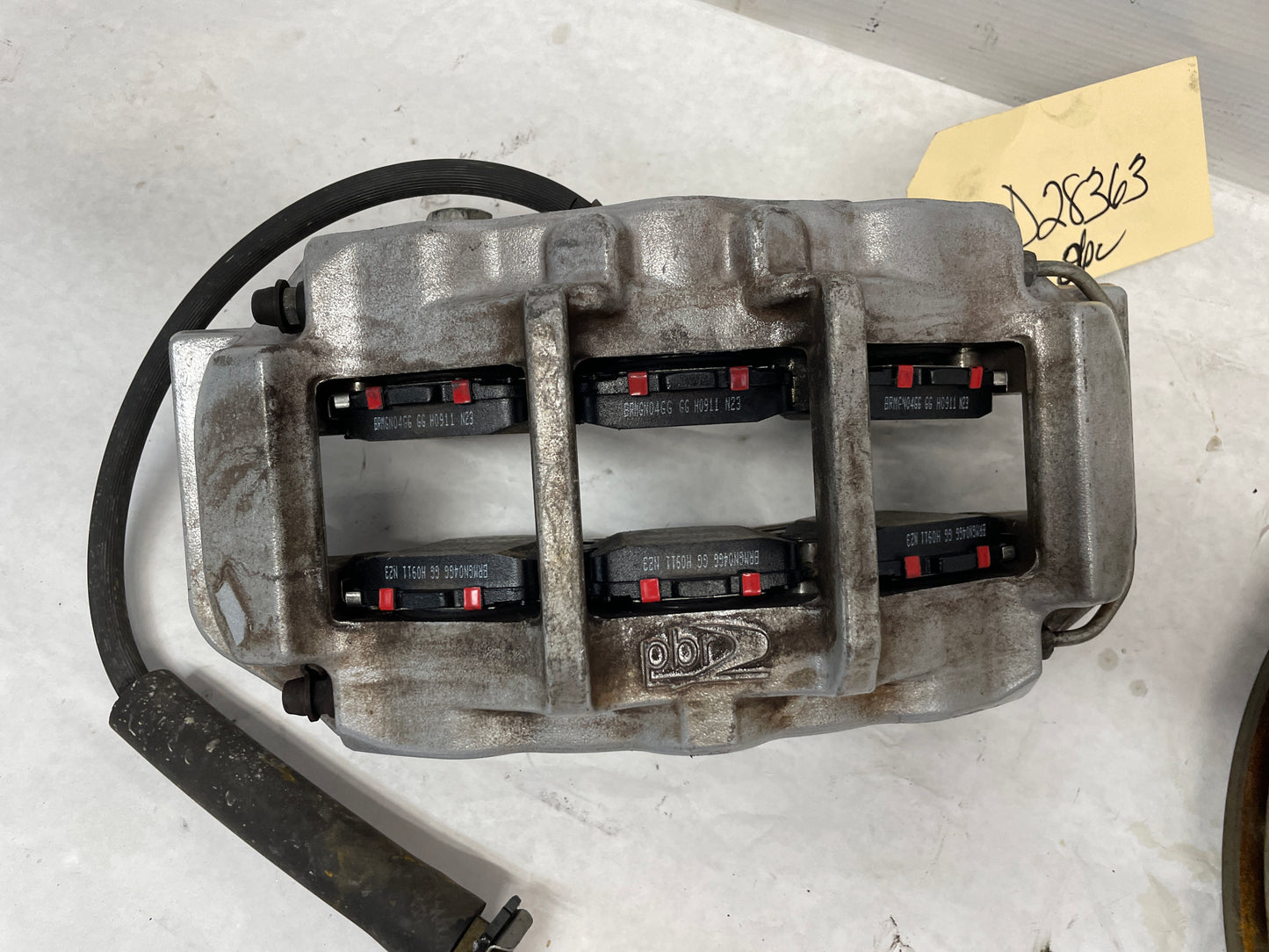 2011 Chevy C6 Corvette Grand Sport LH Driver Front PBR Brake Caliper OEM - Day's Parts Yard