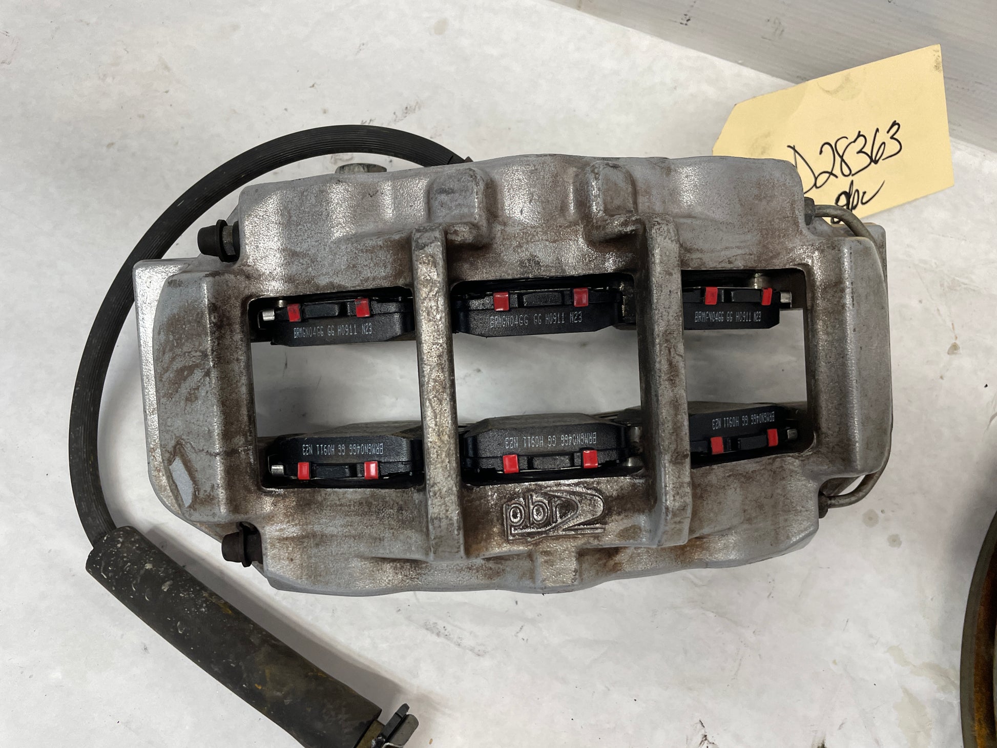 2011 Chevy C6 Corvette Grand Sport LH Driver Front PBR Brake Caliper OEM - Day's Parts Yard