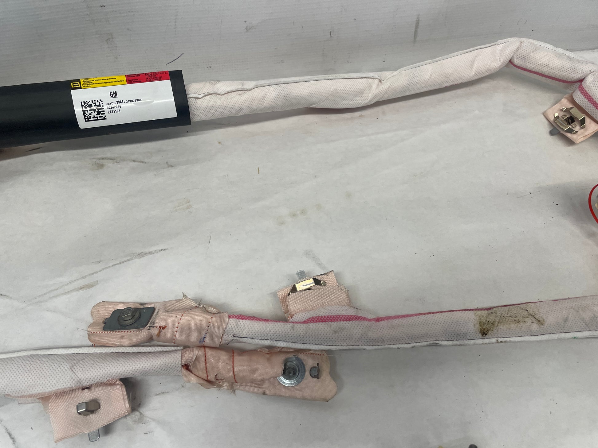2010 Chevy Camaro SS RH & LH Roof Side Rail Curtain Airbags Air Bags OEM - Day's Parts Yard