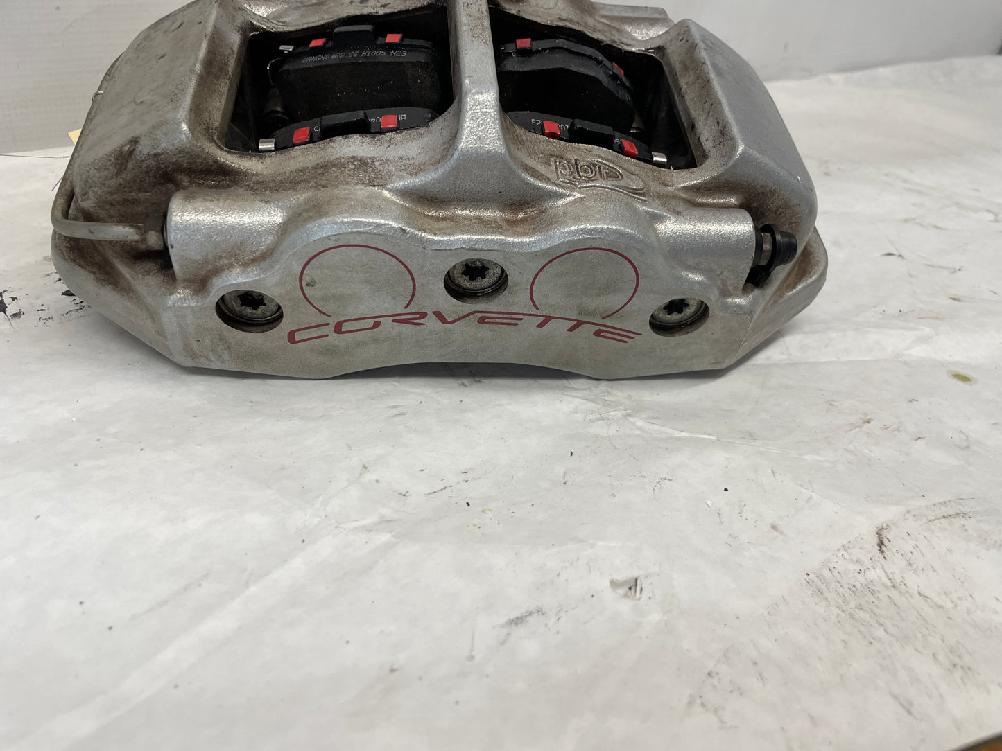 2011 Chevy C6 Corvette Grand Sport RH & LH Rear PBR Brake Calipers w/ Rotors OEM - Day's Parts Yard