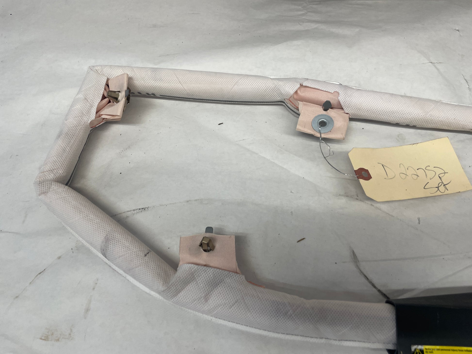 2010 Chevy Camaro SS RH & LH Roof Side Rail Curtain Airbags Air Bags OEM - Day's Parts Yard