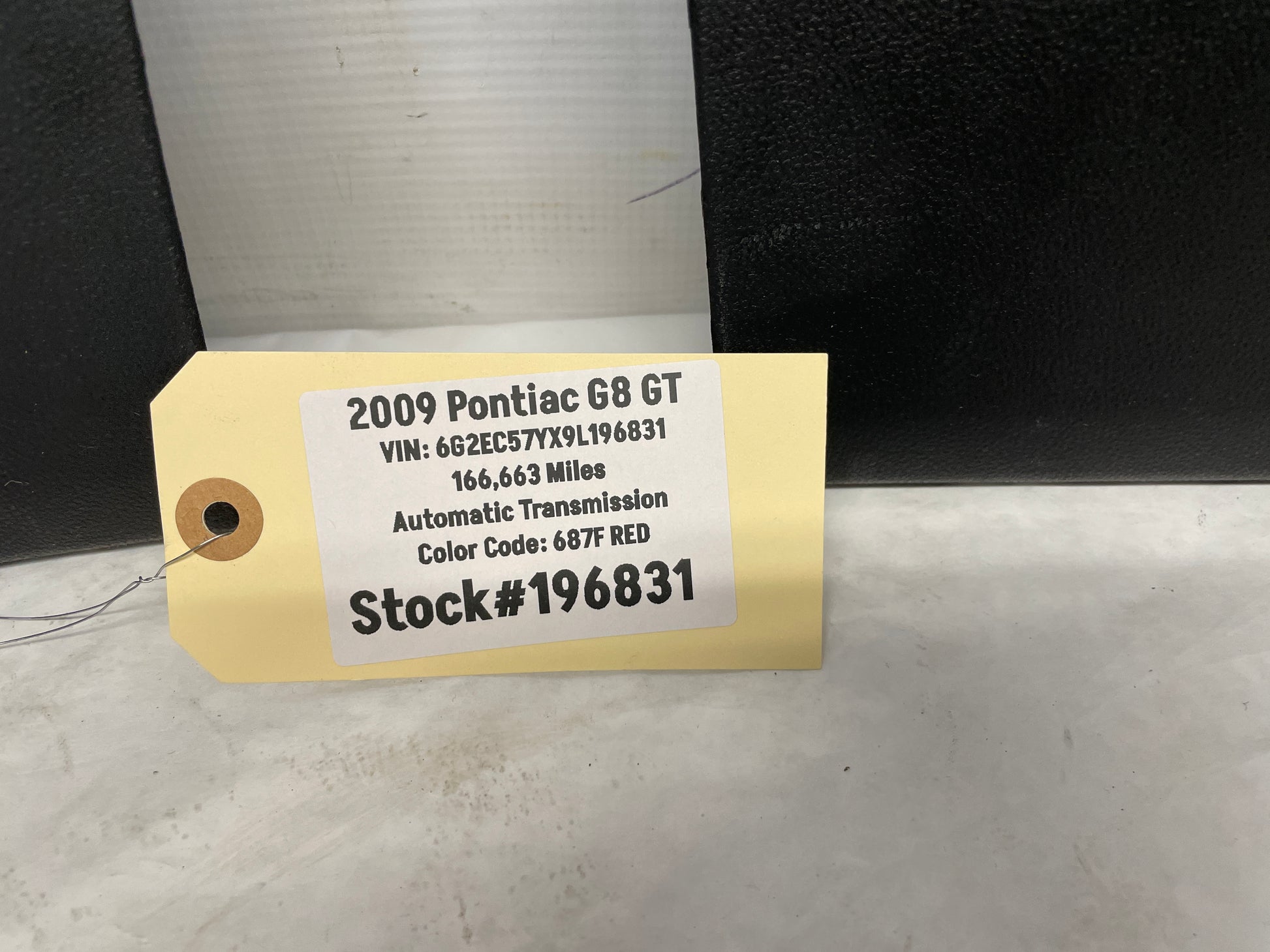 2009 Pontiac G8 GT RH & LH Lower Interior B Center Pillar Trim Molding Cover OEM - Day's Parts Yard