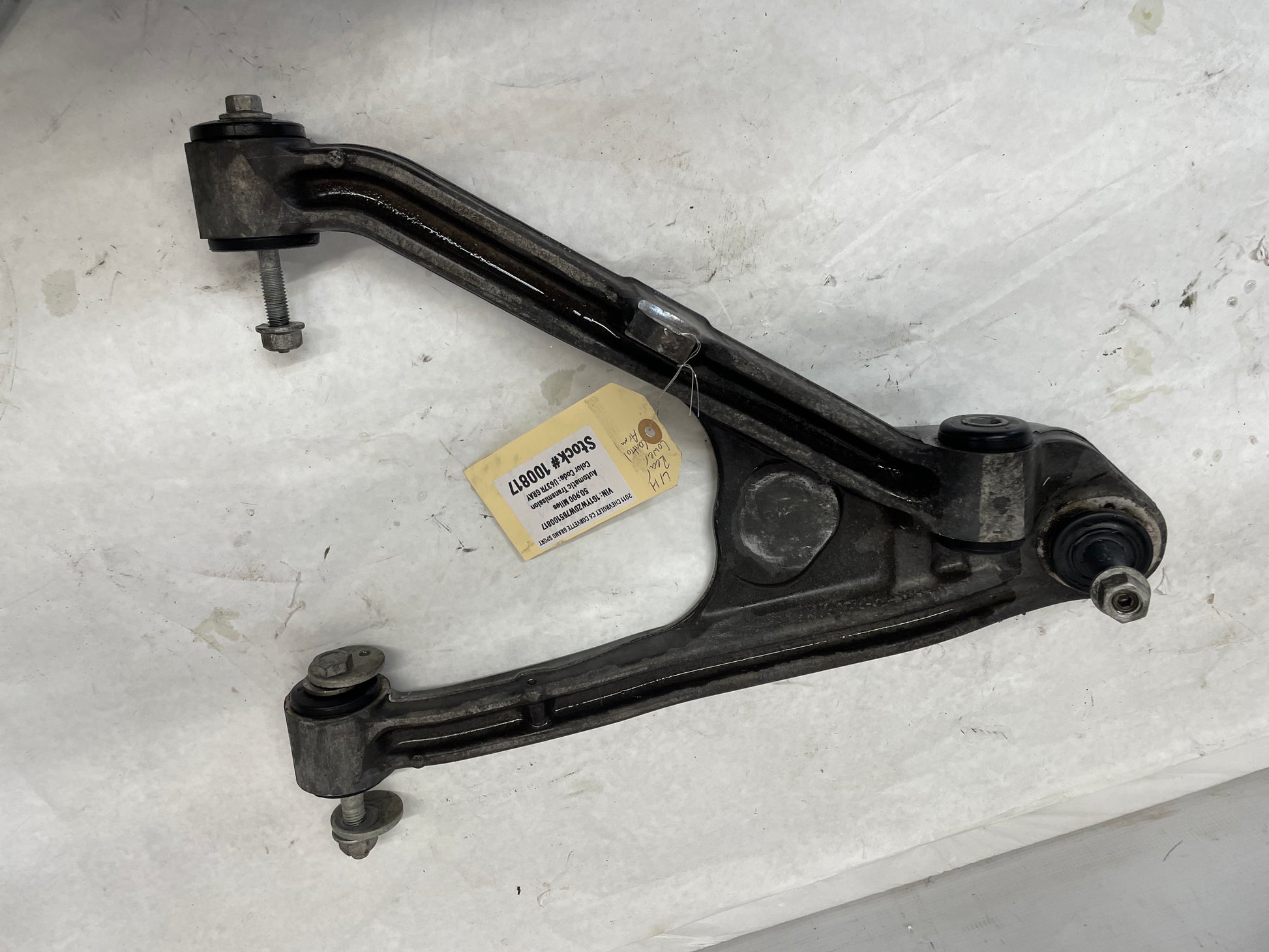 2011 Chevy C6 Corvette Grand Sport LH Driver Rear Lower Control Arm OEM - Day's Parts Yard
