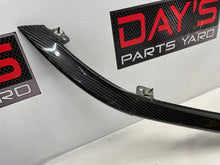 2016 Cadillac ATS-V Front Bumper End Carbon Spoiler Splitter Lip OEM DAMAGED