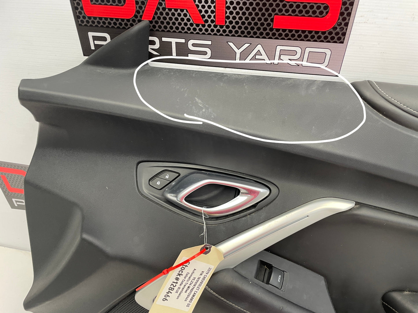 2019 Chevy Camaro SS Front RH Passenger Door Panel OEM