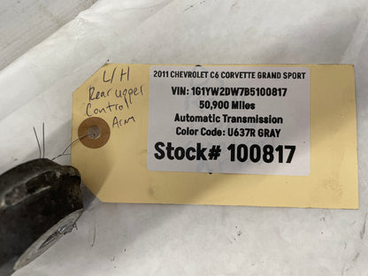 2011 Chevy C6 Corvette Grand Sport LH Driver Rear Upper Control Arm OEM - Day's Parts Yard