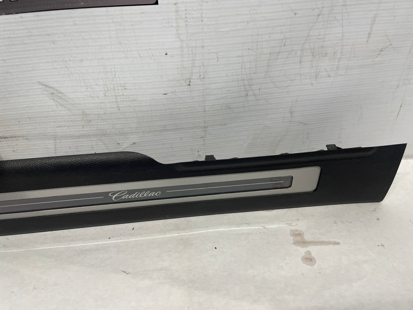 2018 Cadillac Escalade Driver Front Illuminated Scuff Sill Plate Panel  OEM