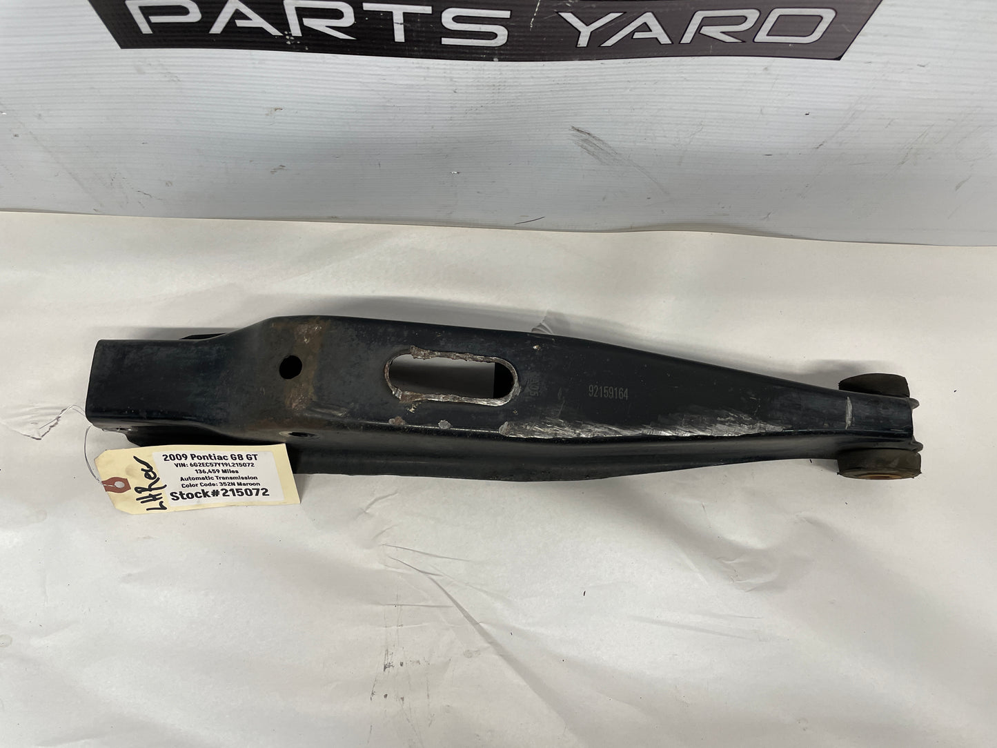 2009 Pontiac G8 GT RH Passenger Rear Lower Control Arm OEM - Day's Parts Yard