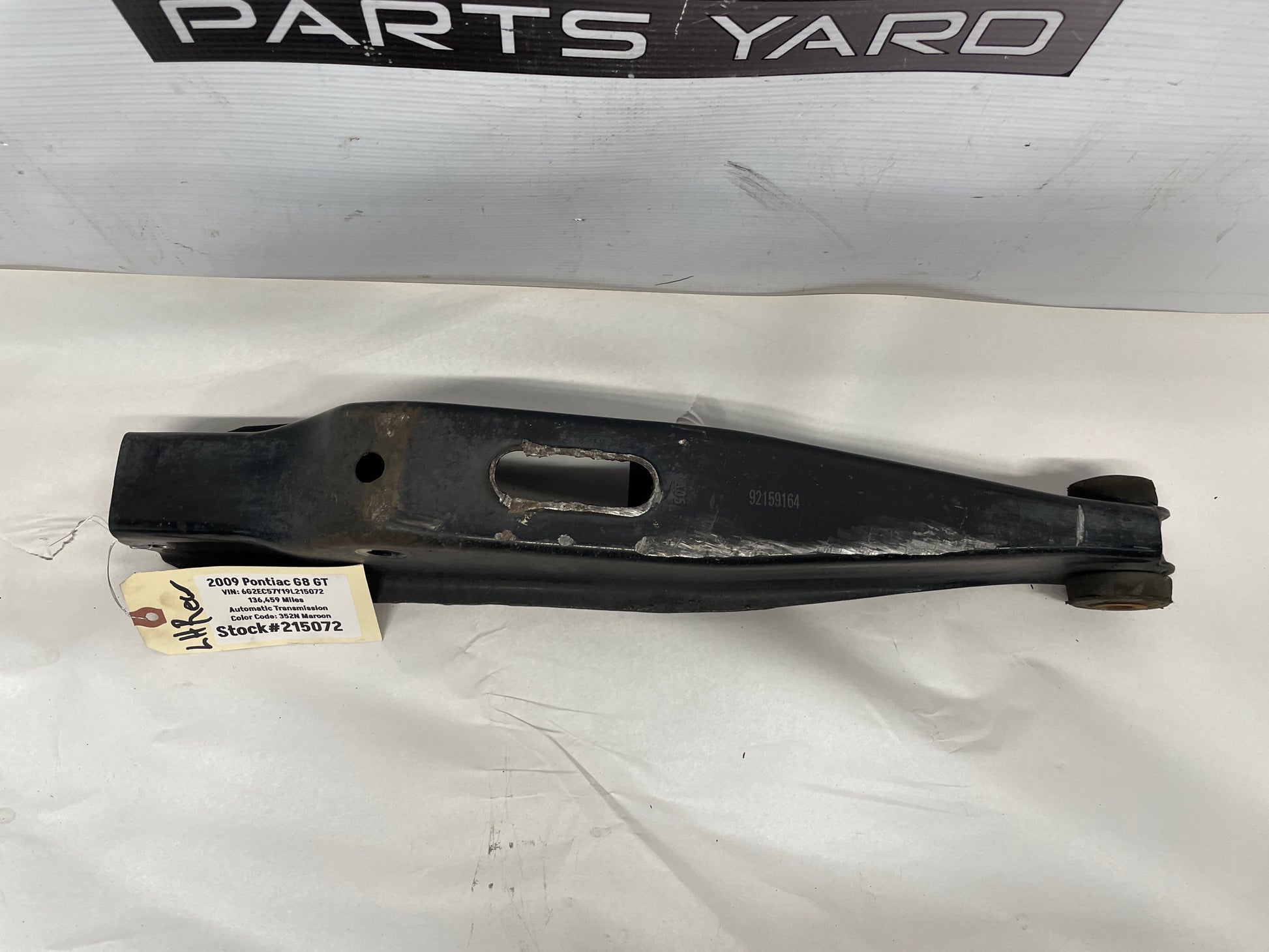 2009 Pontiac G8 GT RH Passenger Rear Lower Control Arm OEM - Day's Parts Yard