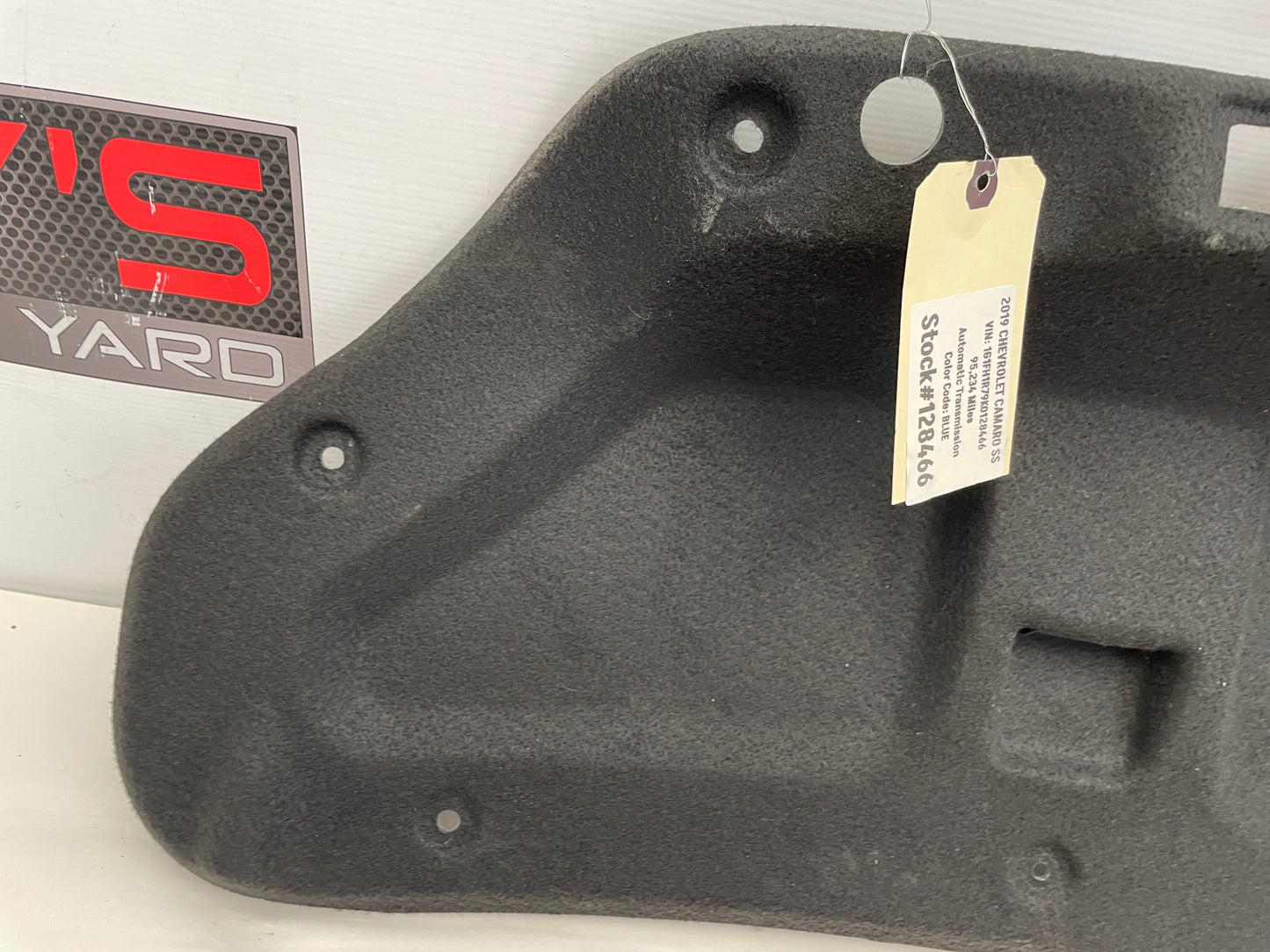 2019 Chevy Camaro SS Trunk Deck Lid Carpet Liner OEM - Day's Parts Yard