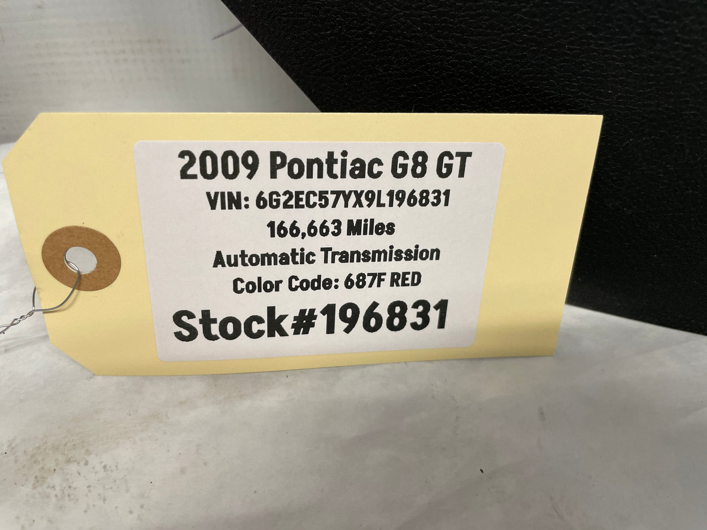 2009 Pontiac G8 GT RH & LH Kick Panel Under Dash Cover Trim  OEM - Day's Parts Yard