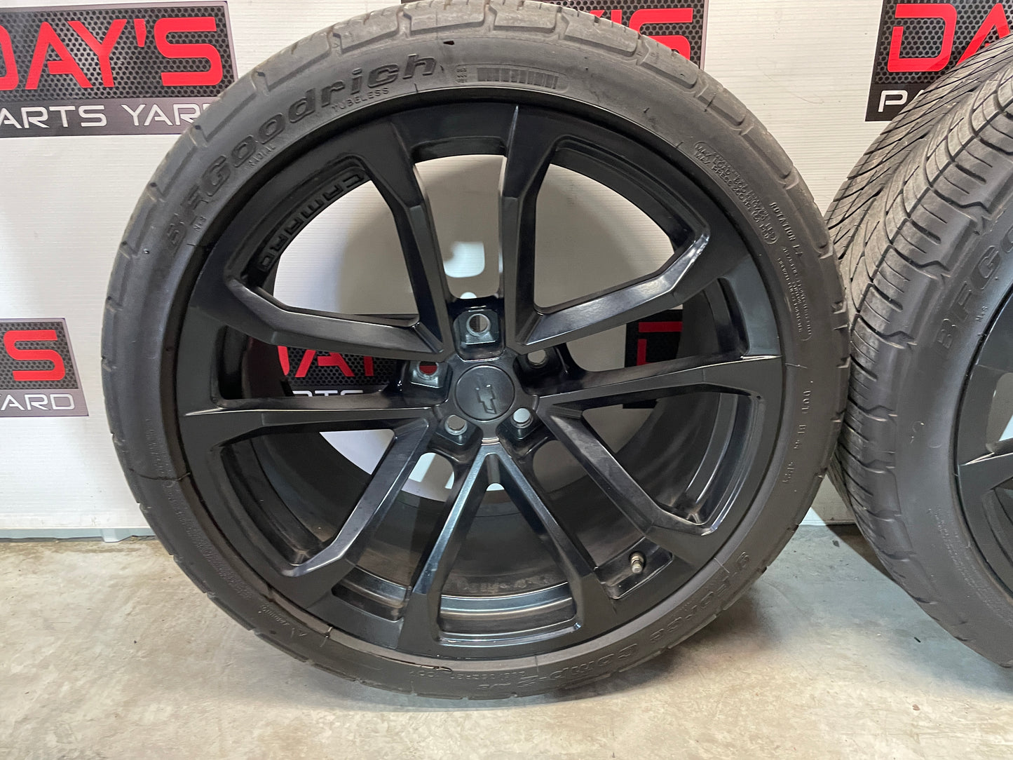2013 Chevy Camaro ZL1 Wheels & BF Goodrich G Force Tires 285/35ZR20 305/35ZR20 - Day's Parts Yard
