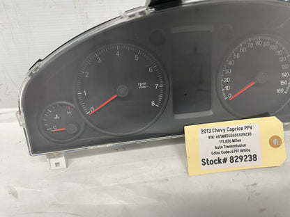 2013 Chevy Caprice PPV Gauge Cluster Speedometer Instrument Panel OEM - Day's Parts Yard