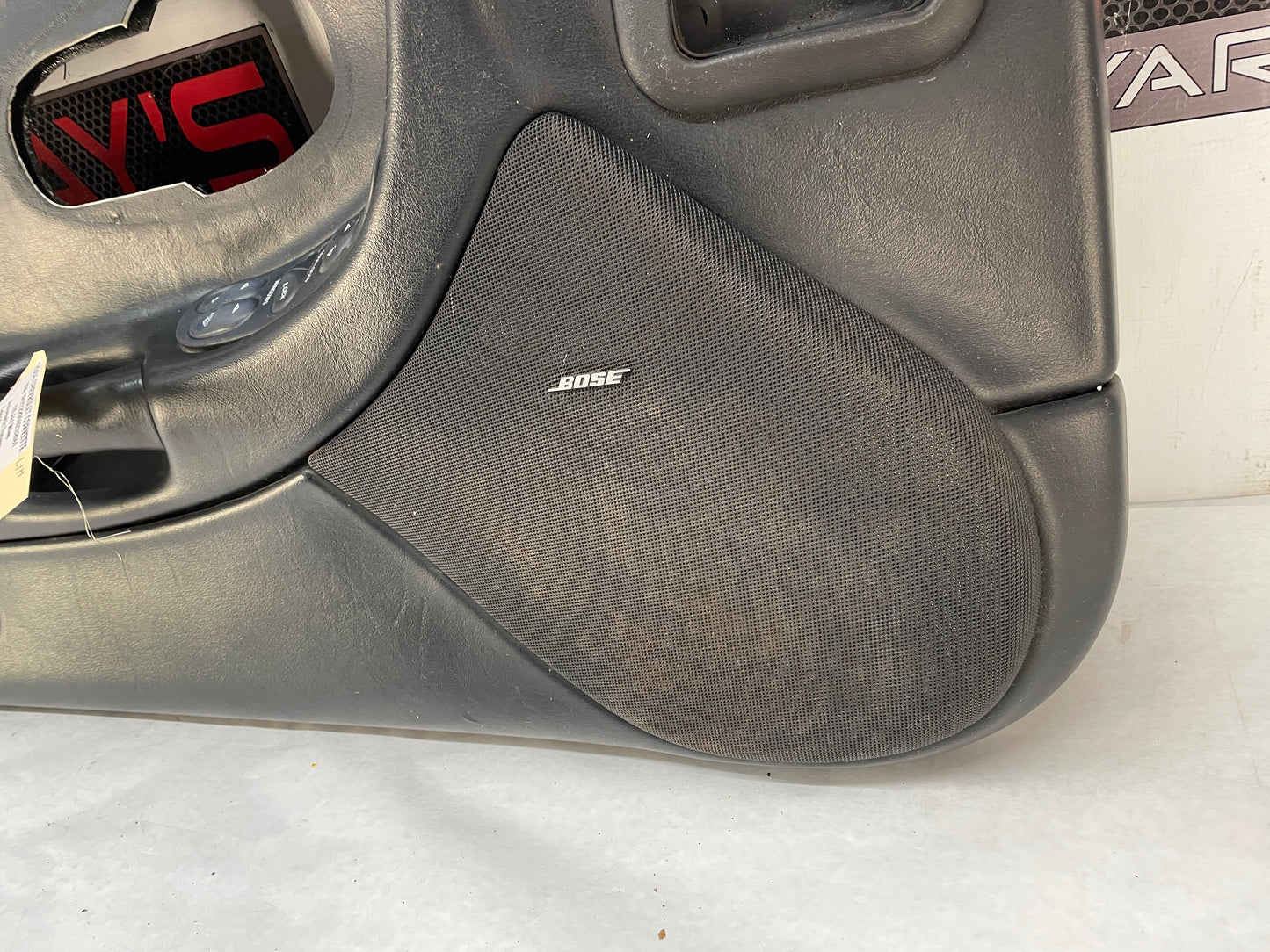 2004 Chevy C5 Corvette LH Driver Interior Door Panel OEM Black - Day's Parts Yard