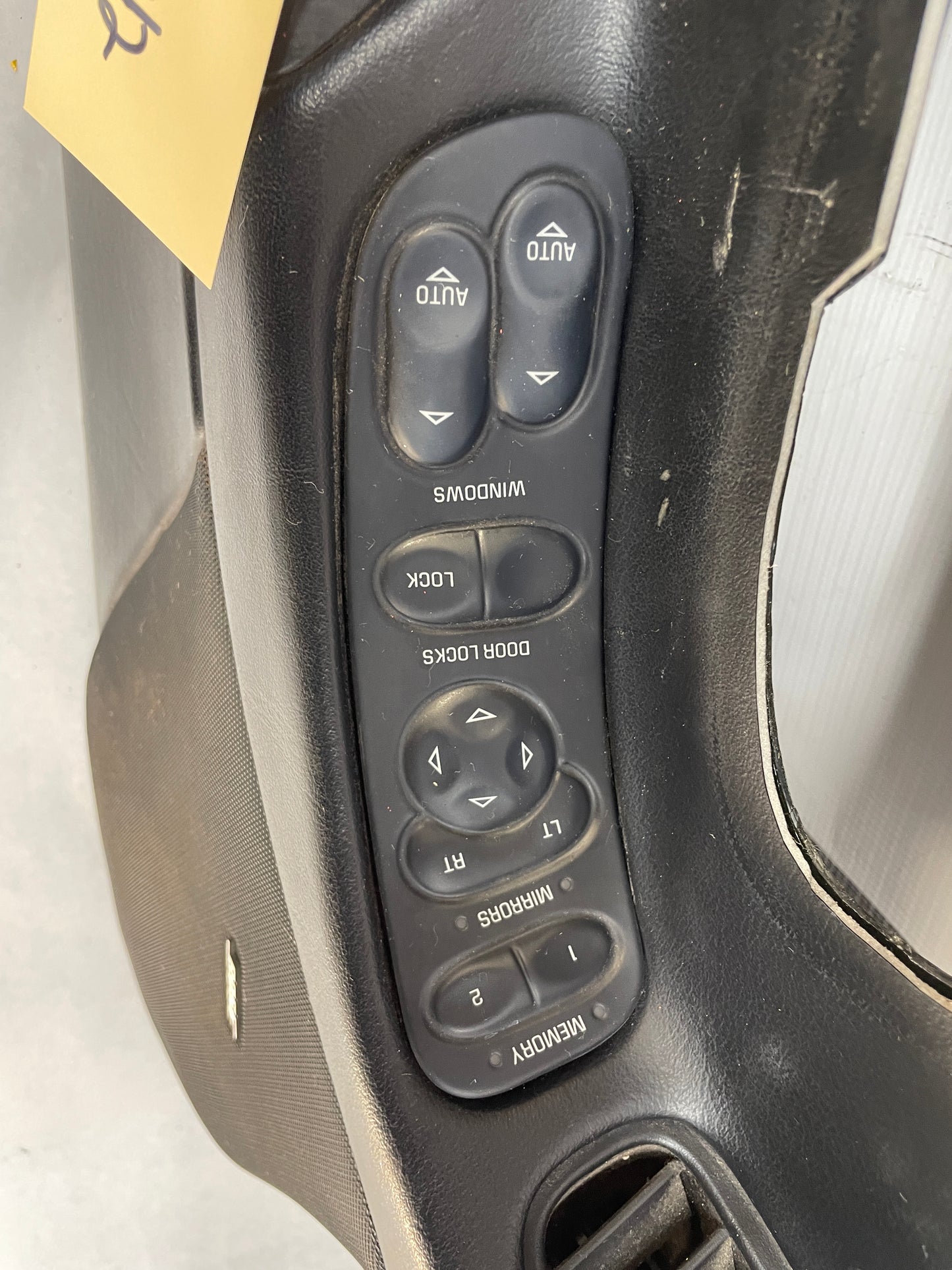 2004 Chevy C5 Corvette LH Driver Interior Door Panel OEM Black - Day's Parts Yard