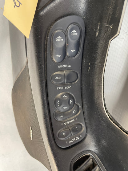 2004 Chevy C5 Corvette LH Driver Interior Door Panel OEM Black - Day's Parts Yard