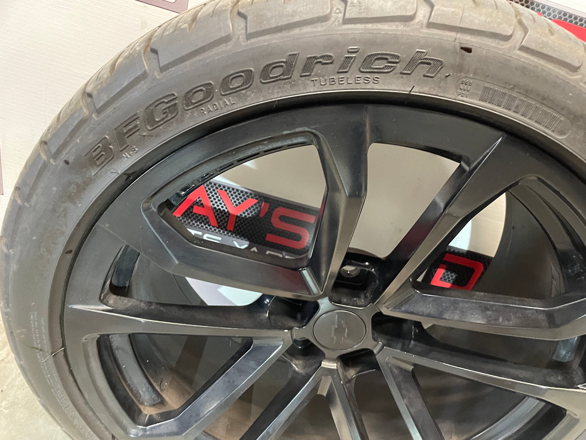 2013 Chevy Camaro ZL1 Wheels & BF Goodrich G Force Tires 285/35ZR20 305/35ZR20 - Day's Parts Yard