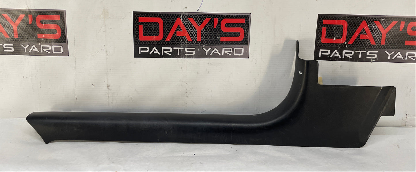 2004 Chevy C5 Corvette LH Driver Interior Rocker Molding Kick Panel Plate Trim OEM Black - Day's Parts Yard