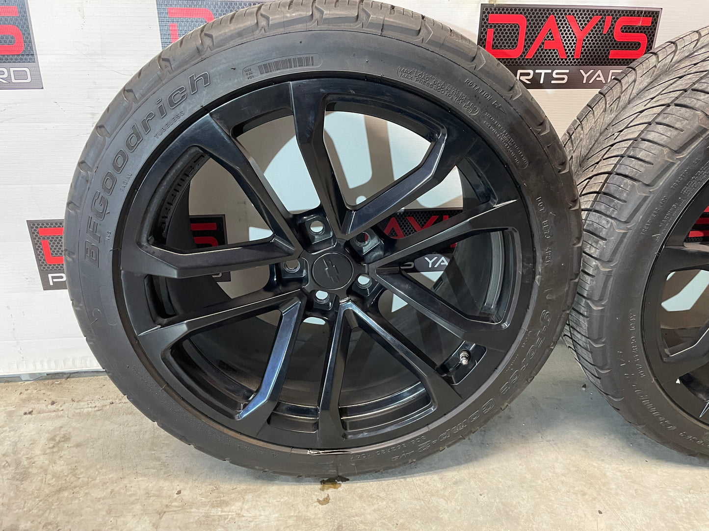 2013 Chevy Camaro ZL1 Wheels & BF Goodrich G Force Tires 285/35ZR20 305/35ZR20 - Day's Parts Yard