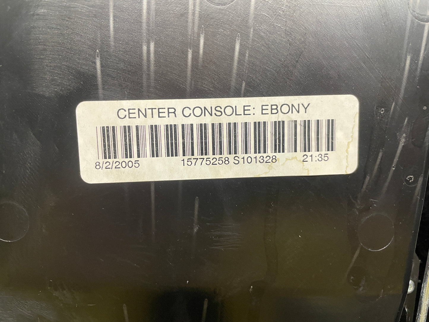 2005 Chevy C6 Corvette Center Console Arm Rest Assembly OEM - Day's Parts Yard