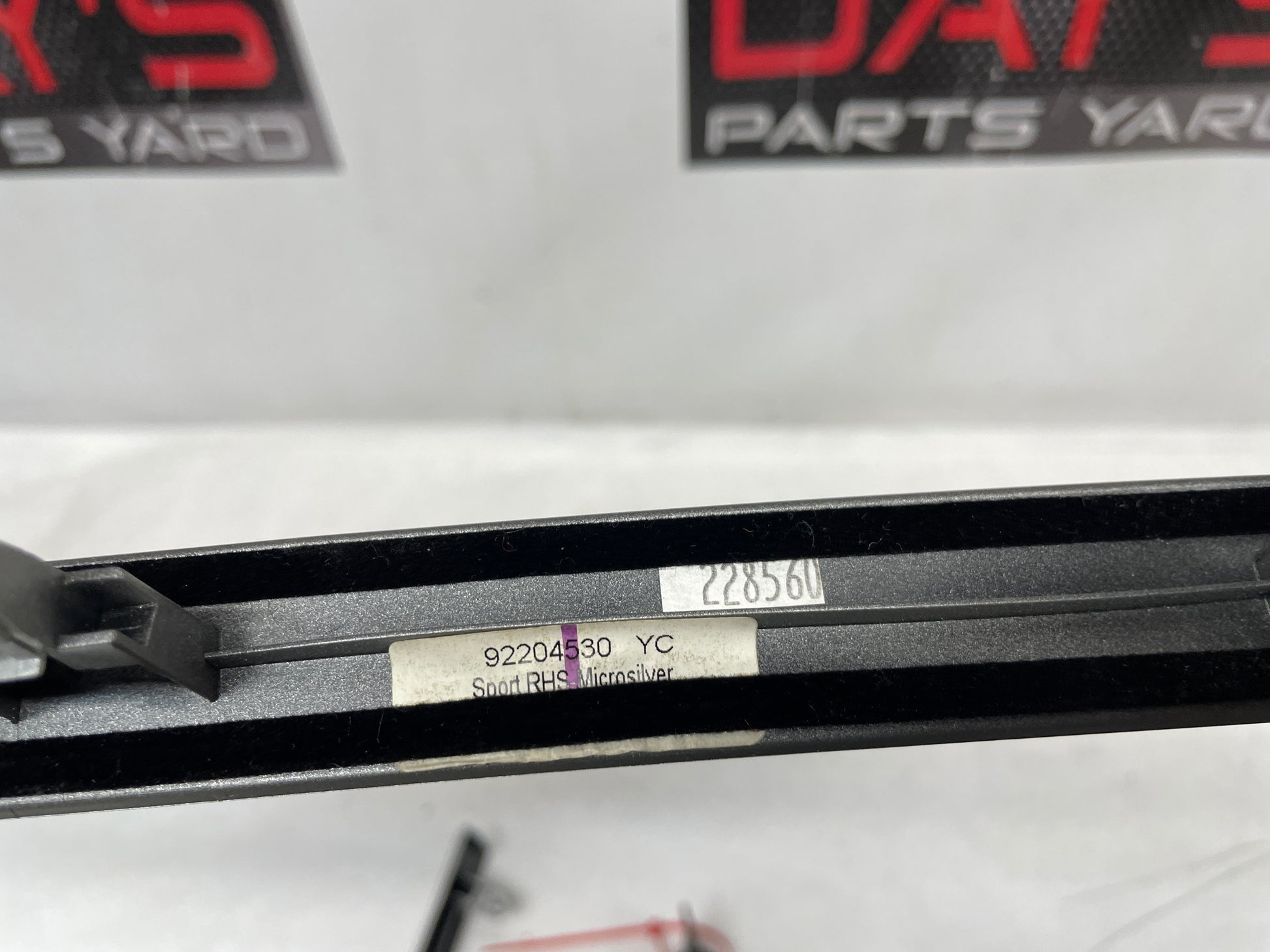 2009 Pontiac G8 GT LH & RH Silver Dash Trim Accent Applique Panel OEM - Day's Parts Yard