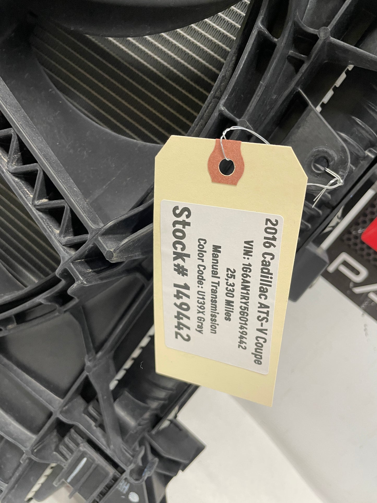 2016 Cadillac ATS-V Complete Radiator Cooling Fan Condenser Assembly OEM