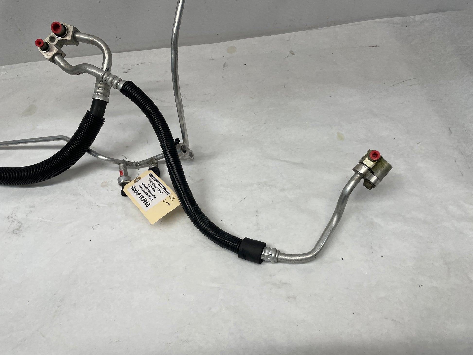 2005 Chevy C6 Corvette A/C Air Conditioner Hose Line Pipe Tube OEM - Day's Parts Yard