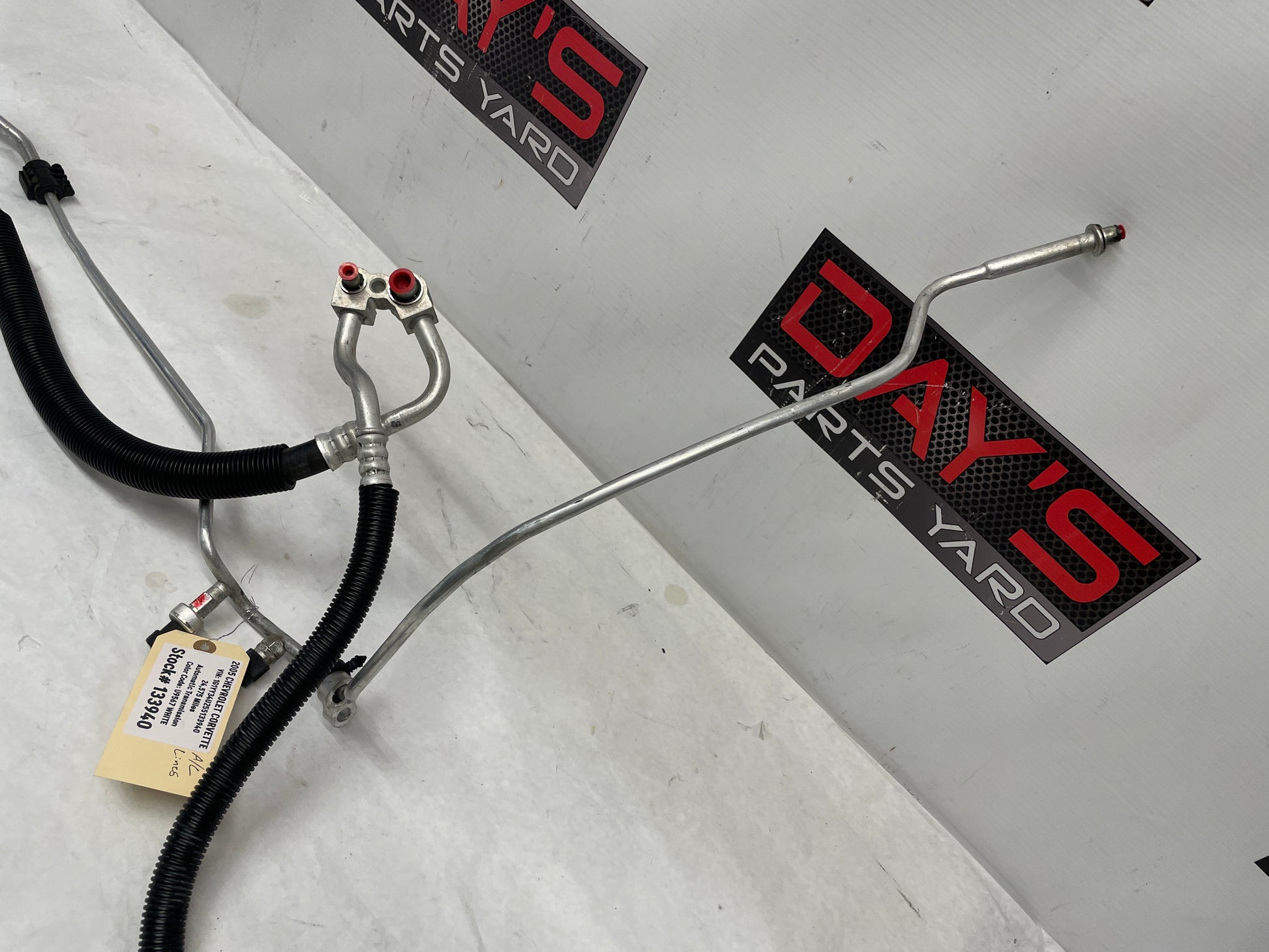 2005 Chevy C6 Corvette A/C Air Conditioner Hose Line Pipe Tube OEM - Day's Parts Yard