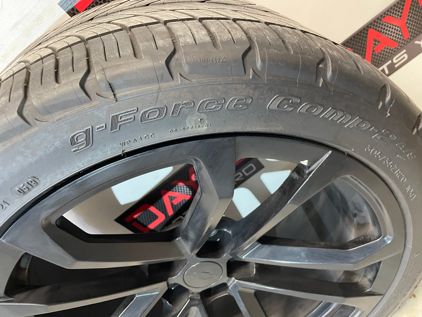 2013 Chevy Camaro ZL1 Wheels & BF Goodrich G Force Tires 285/35ZR20 305/35ZR20 - Day's Parts Yard