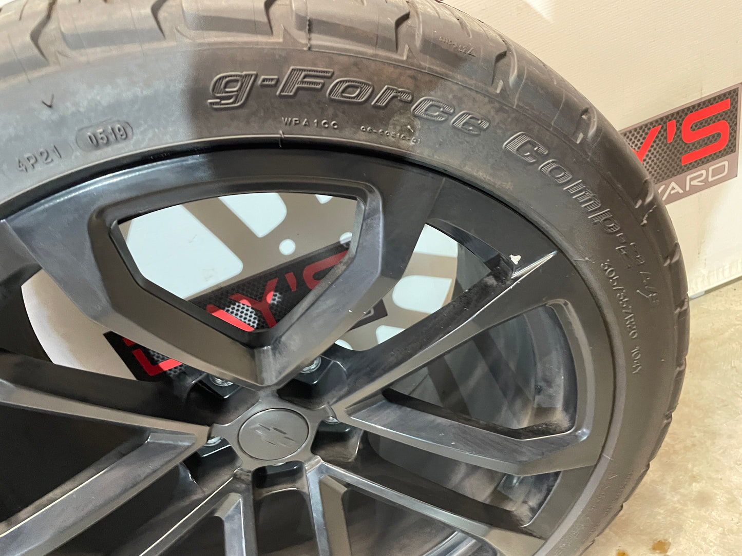 2013 Chevy Camaro ZL1 Wheels & BF Goodrich G Force Tires 285/35ZR20 305/35ZR20 - Day's Parts Yard