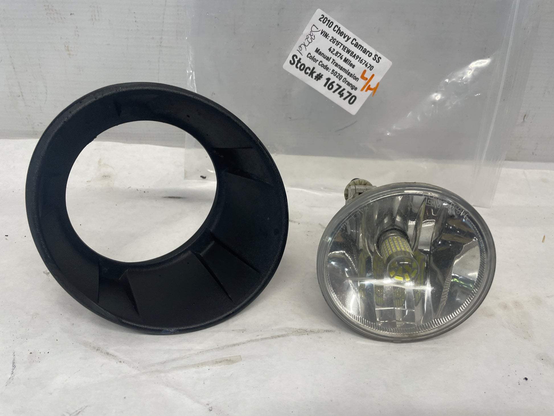 2010 Chevy Camaro SS LH Driver Fog Light & Bezel OEM - Day's Parts Yard