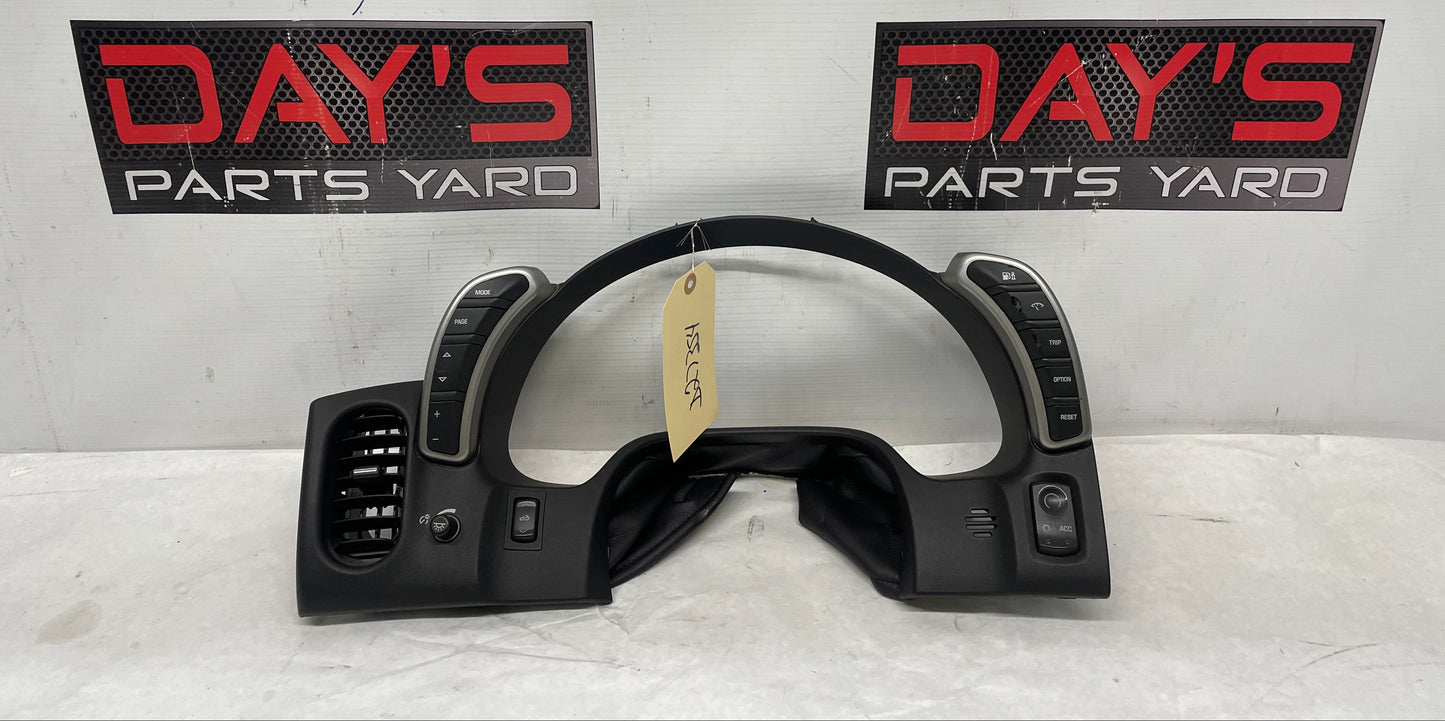 2005 Chevy C6 Corvette Convertible Gauge Instrument Bezel Cluster Trim Control Buttons OEM - Day's Parts Yard