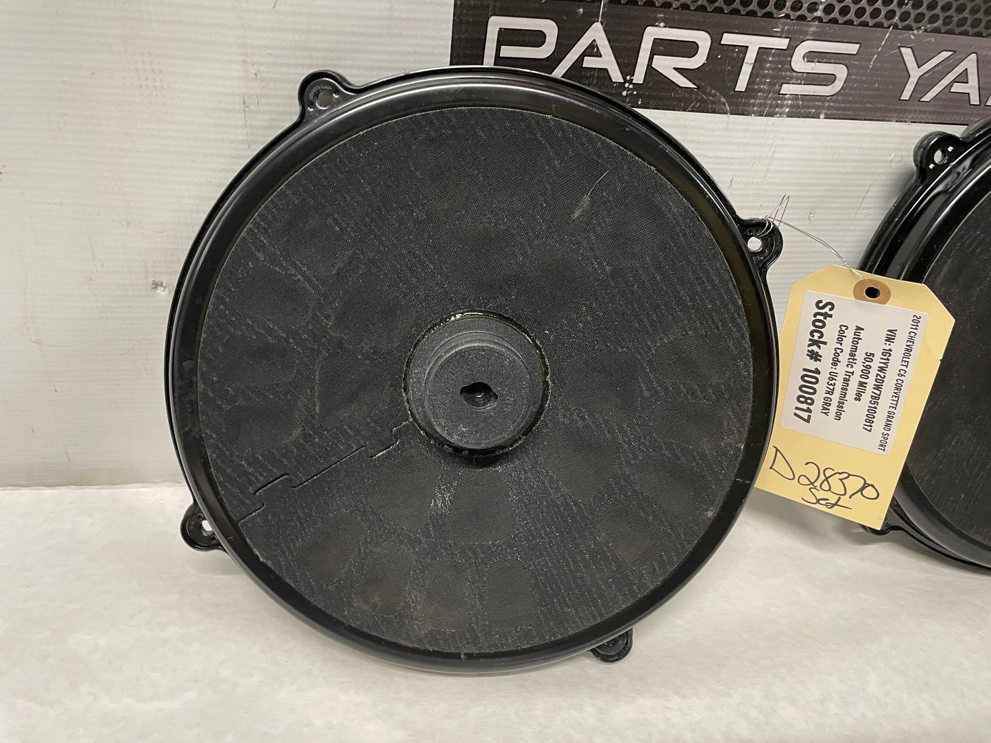 2011 Chevy C6 Corvette Grand Sport RH & LH Front Door Bose Speakers OEM