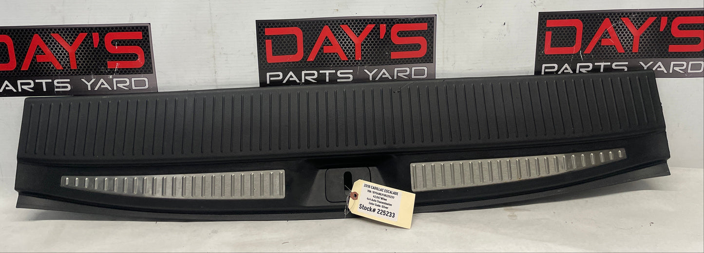2018 Cadillac Escalade Rear Cargo Trunk Hatch Sill Scuff Plate OEM