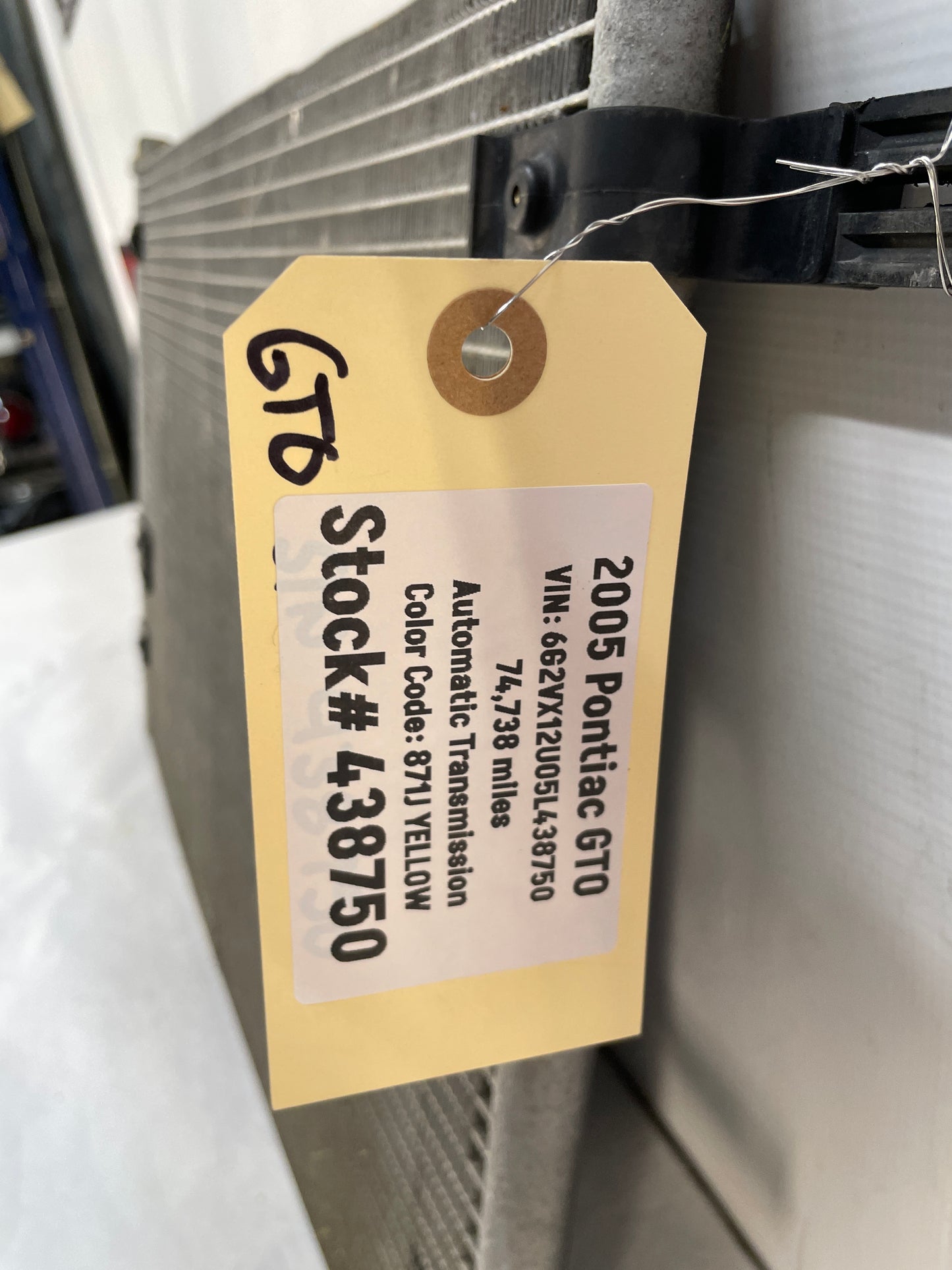 2005 Pontiac GTO AC Air Conditioner Conditioning Condenser OEM