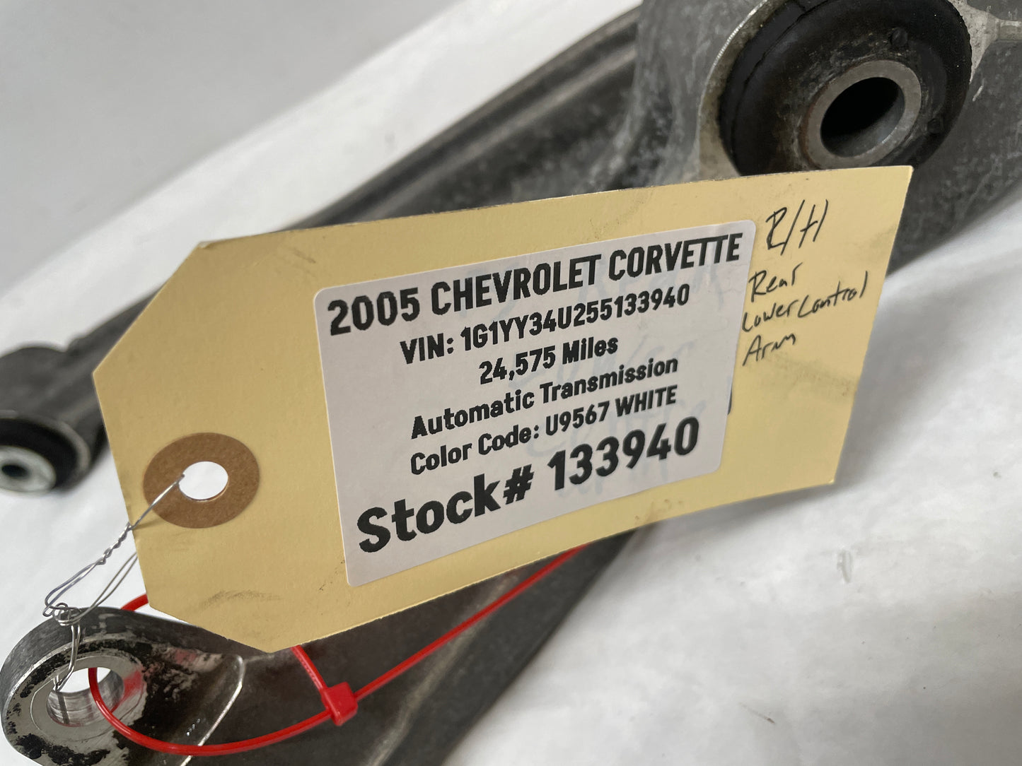 2005 Chevy C6 Corvette RH Passenger Rear Lower Control Arm OEM - Day's Parts Yard