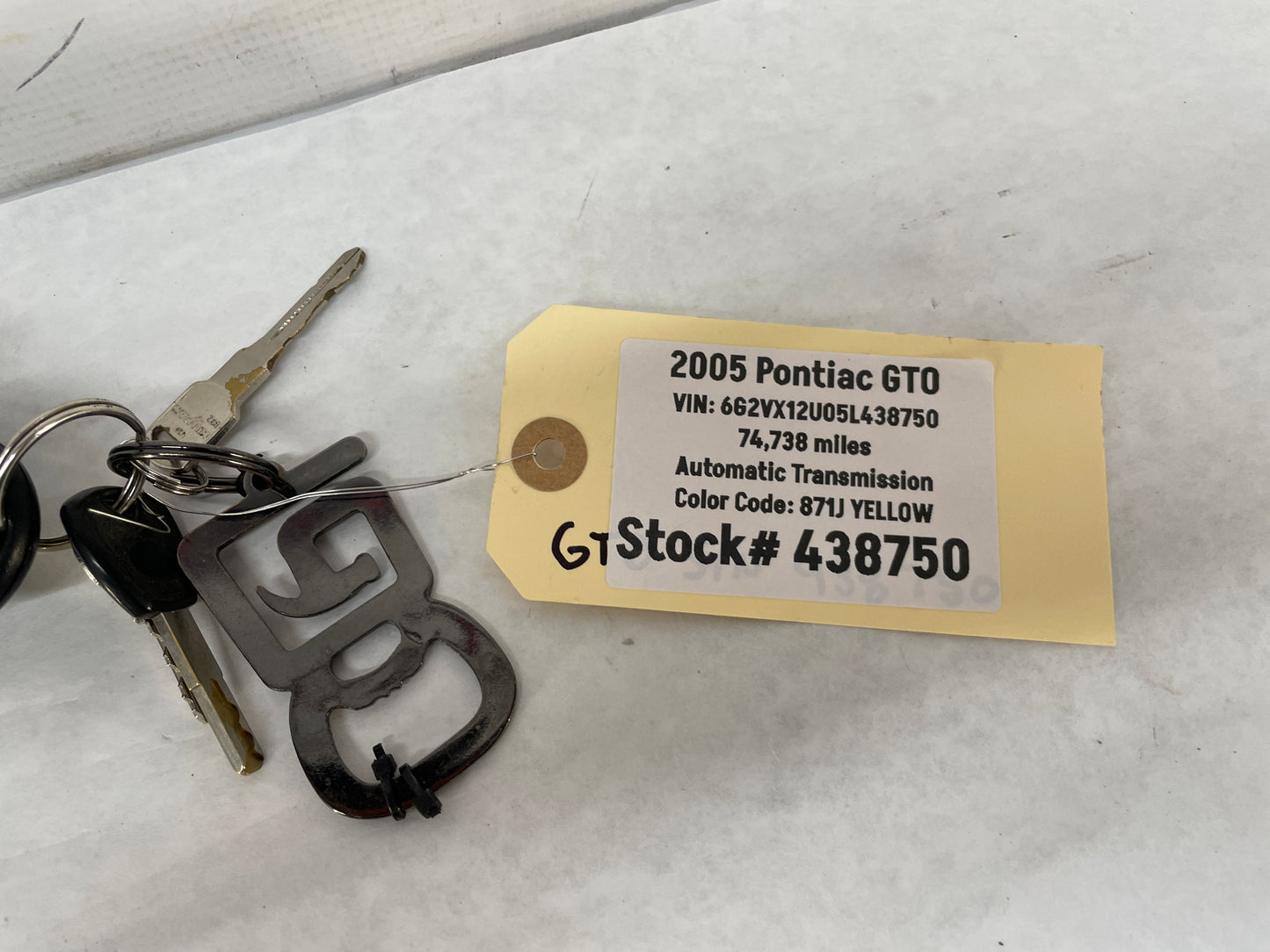 2005 Pontiac GTO Ignition Switch w/ Key OEM