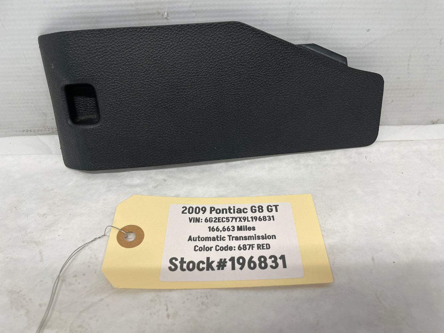 2009 Pontiac G8 GT Fuse Box Cover Panel Door Trim OEM - Day's Parts Yard