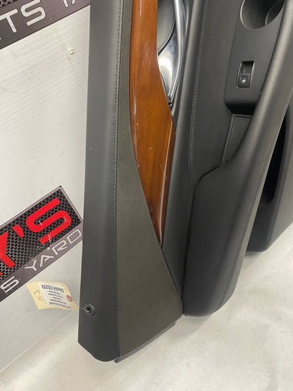 2018 Cadillac Escalade LH Driver Rear Interior Door Panel Trim Black OEM