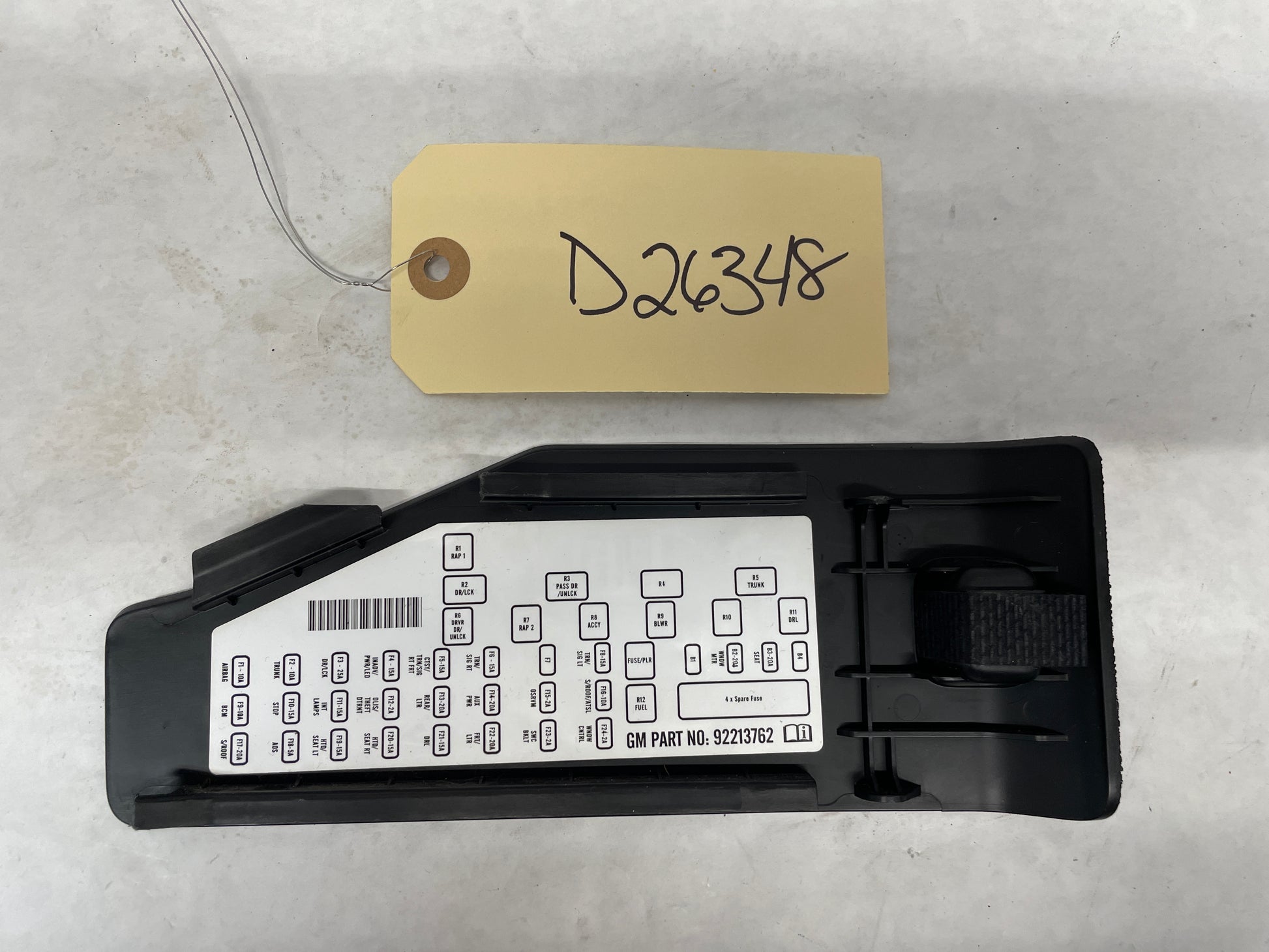 2009 Pontiac G8 GT Fuse Box Cover Panel Door Trim OEM - Day's Parts Yard