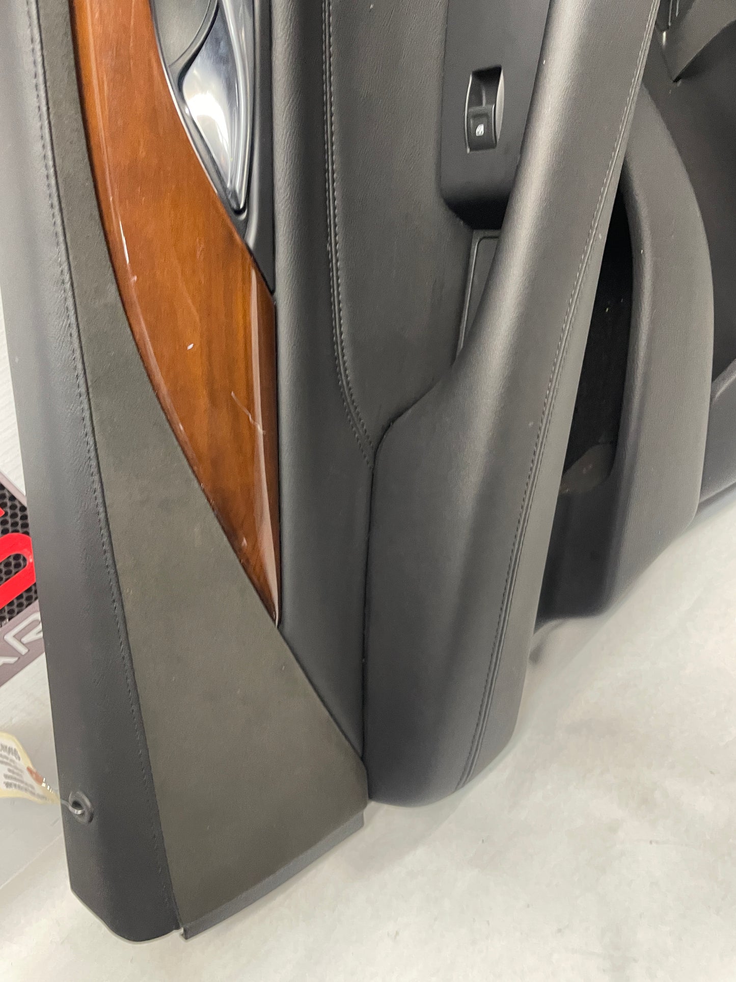 2018 Cadillac Escalade LH Driver Rear Interior Door Panel Trim Black OEM