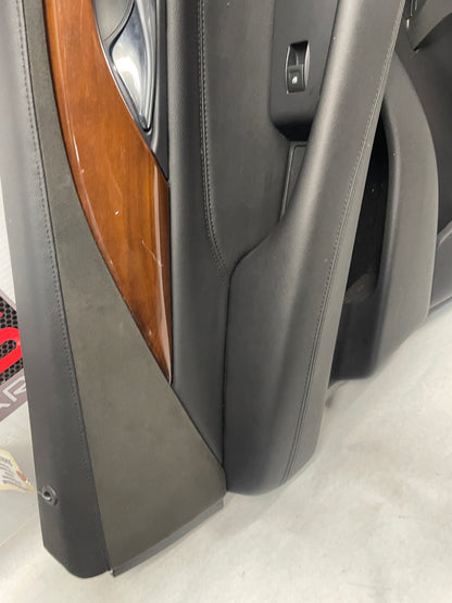 2018 Cadillac Escalade LH Driver Rear Interior Door Panel Trim Black OEM