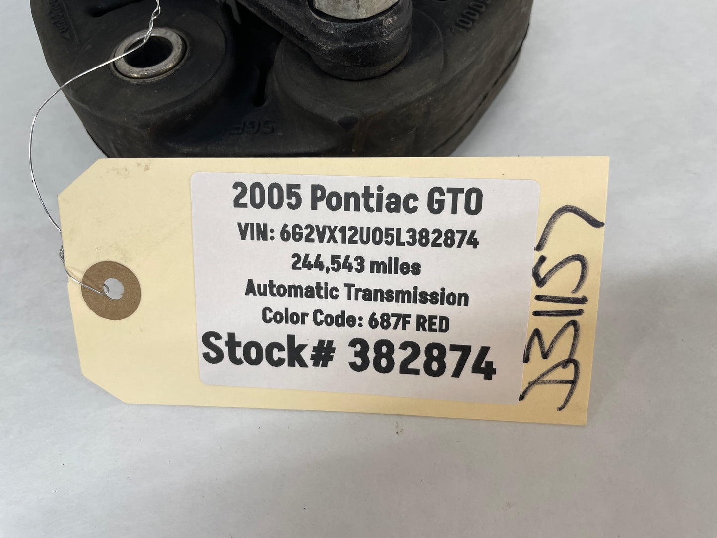 2005 Pontiac GTO Driveshaft Drive Shaft 4L65E Transmission Coupler Slip Yoke OEM - Day's Parts Yard