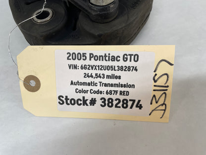 2005 Pontiac GTO Driveshaft Drive Shaft 4L65E Transmission Coupler Slip Yoke OEM - Day's Parts Yard
