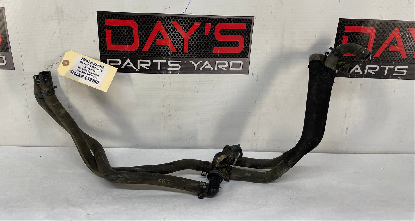 2005 Pontiac GTO Heater Core Hose w/ Valve OEM