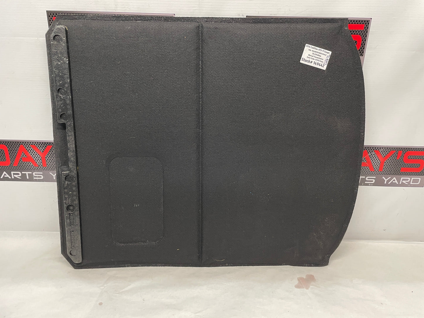 2016 Cadillac ATS-V Coupe Trunk Cargo Compartment Spare Tire Floor Cover OEM