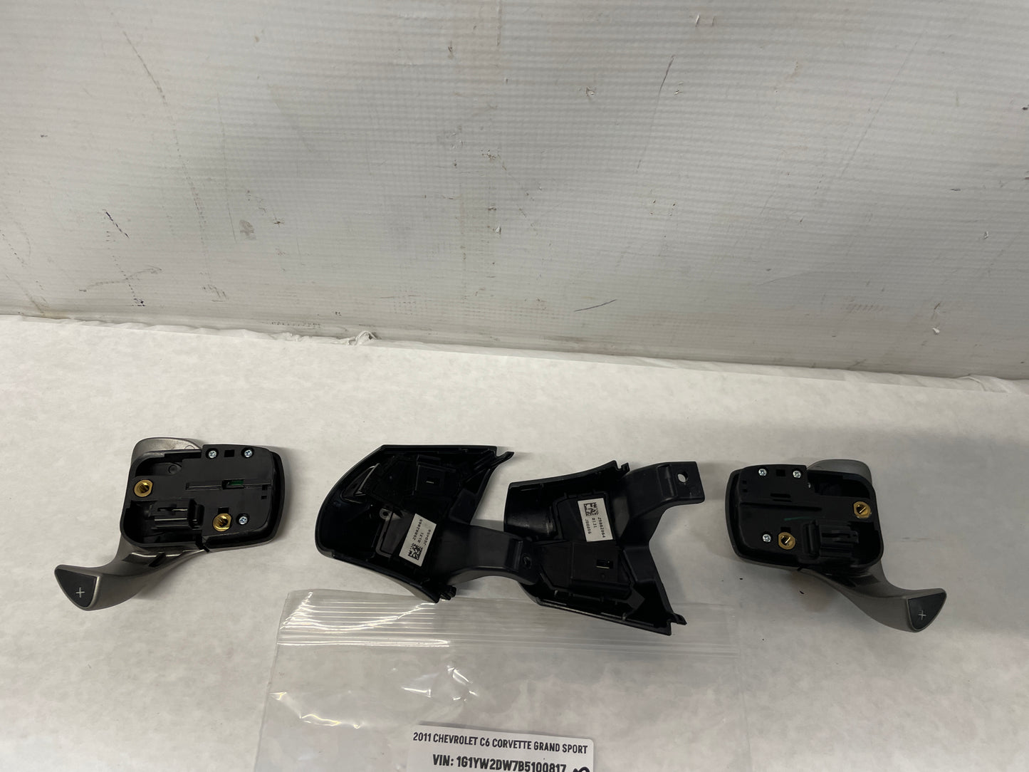 2011 Chevy C6 Corvette Grand Sport Steering Wheel Automatic Paddle Shifters & Control Buttons