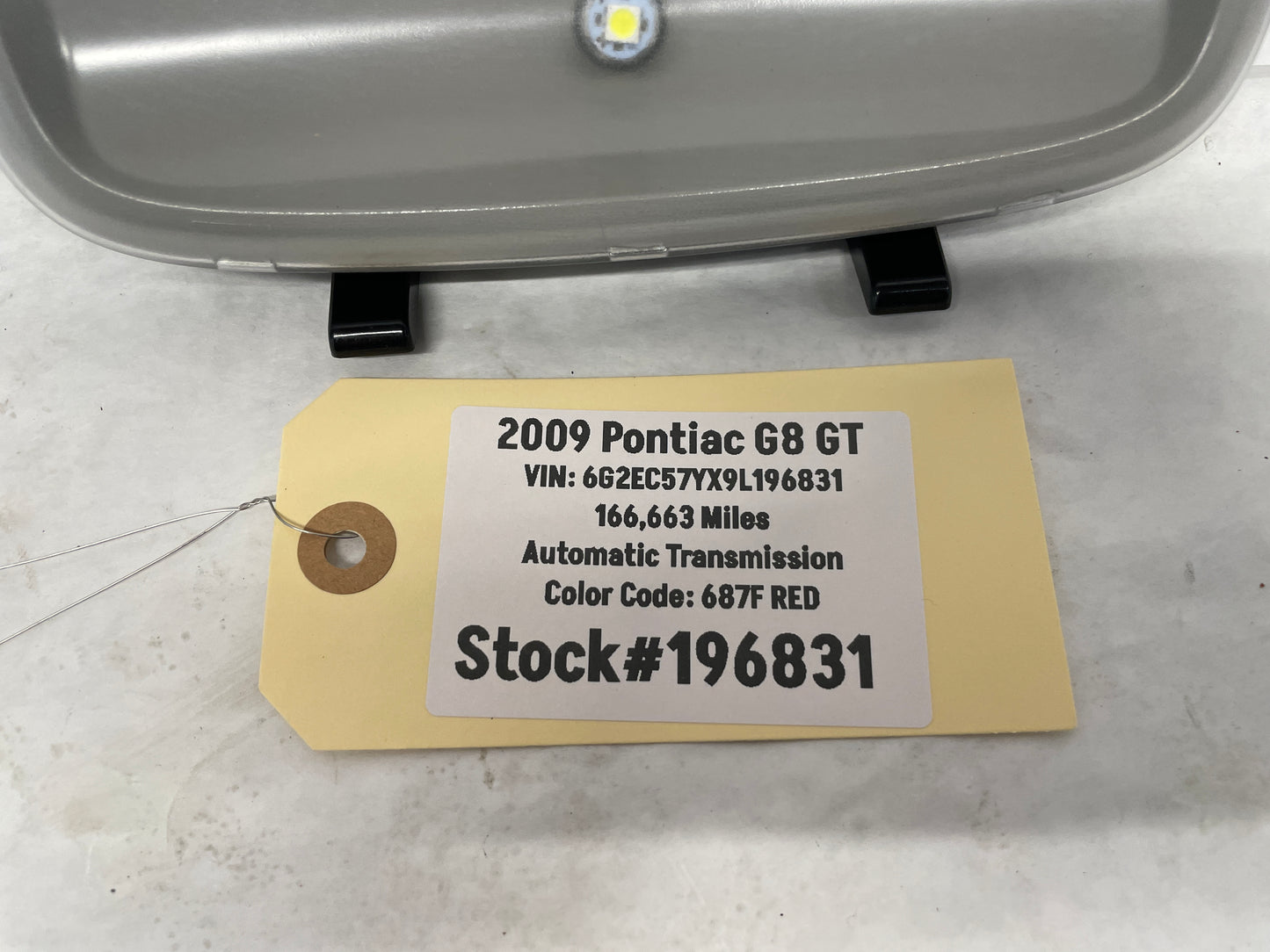 2009 Pontiac G8 GT Rear Dome Console Roof Light OEM - Day's Parts Yard