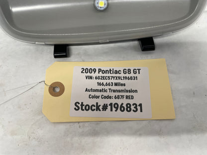 2009 Pontiac G8 GT Rear Dome Console Roof Light OEM - Day's Parts Yard