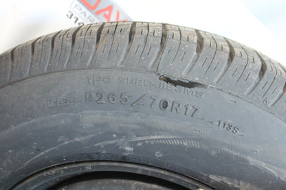 2014 GMC Sierra K1500 Denali Spare Tire Goodyear 265/70R17 OEM